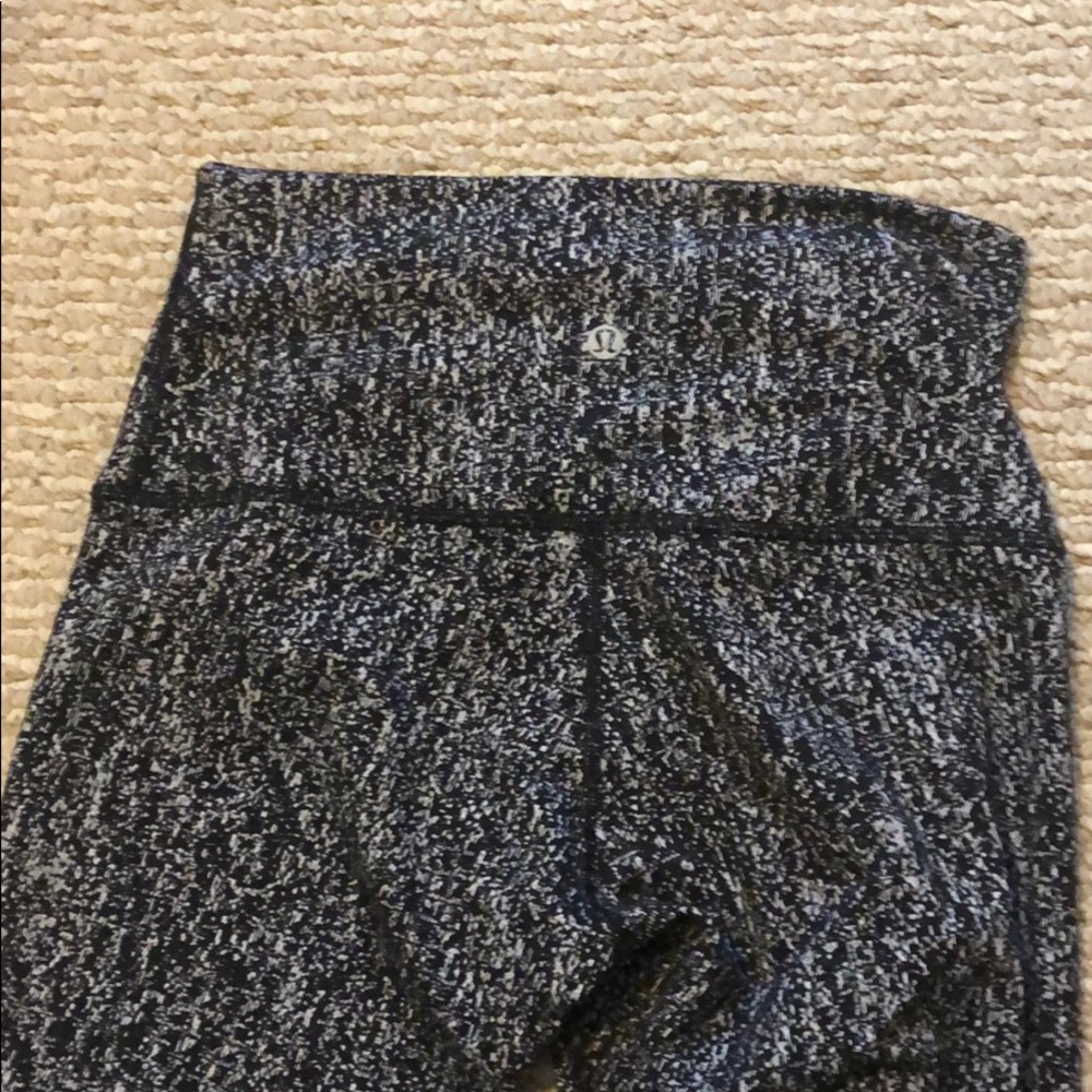 Lulu Lemon high waisted thick leggings